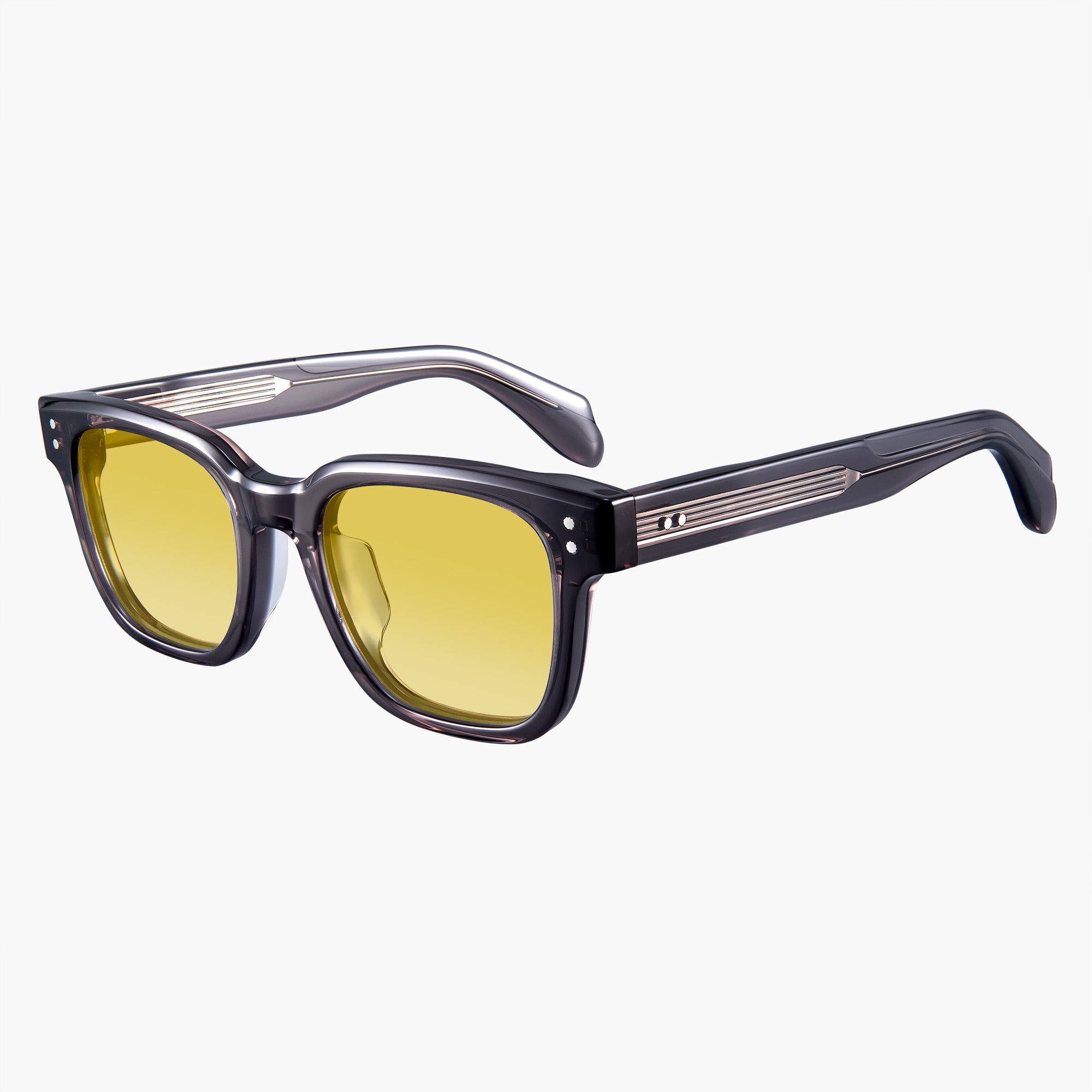Donahugh Square Sunglasses Grey Frame Acetate Holden