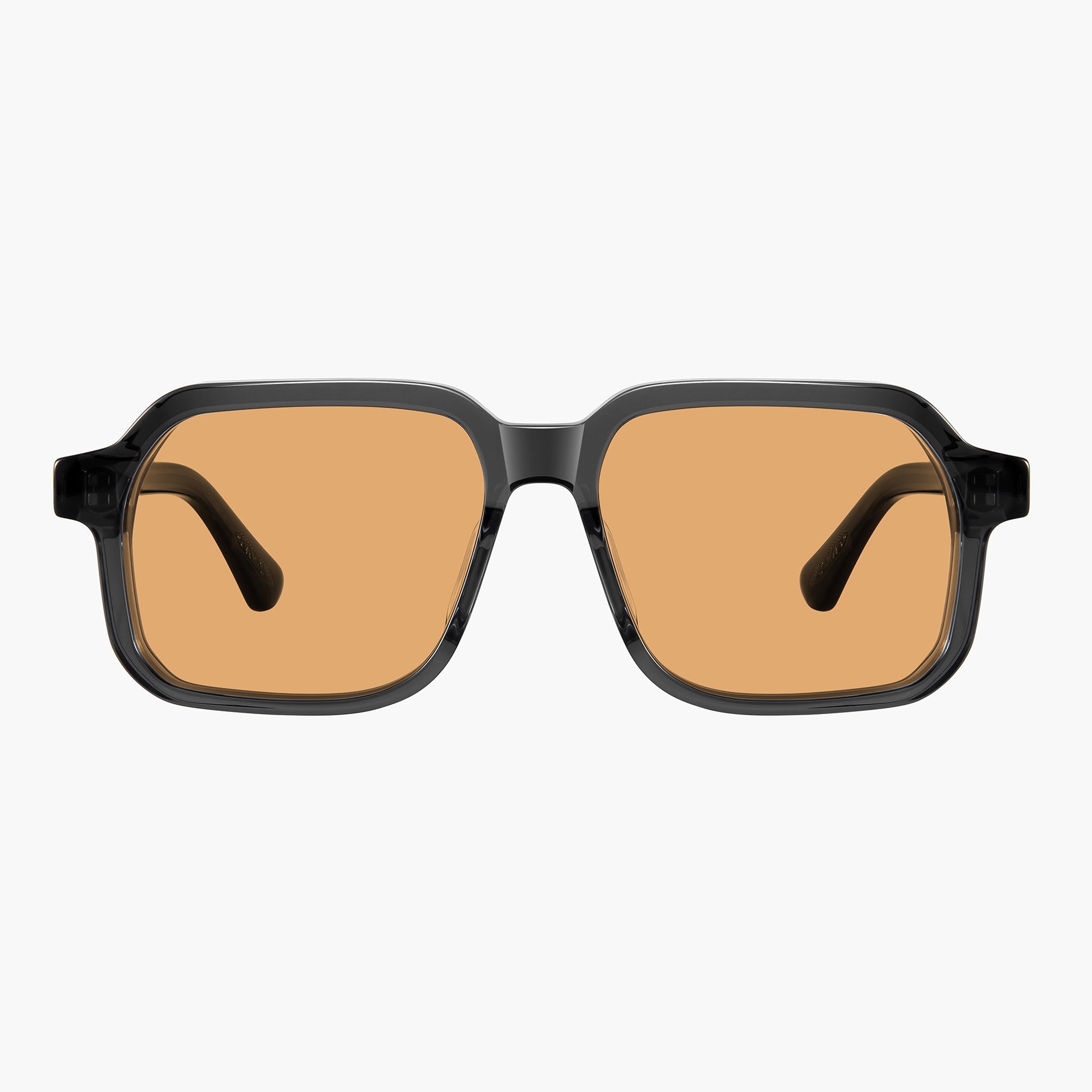 Donahugh Square Sunglasses Grey Frame Acetate Knoxto