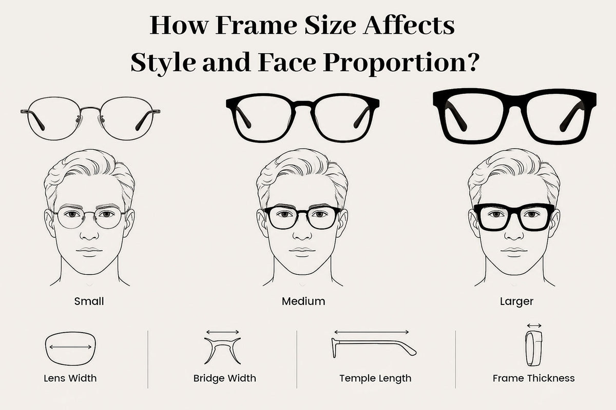How Frame Size Affects Style and Face Proportion?