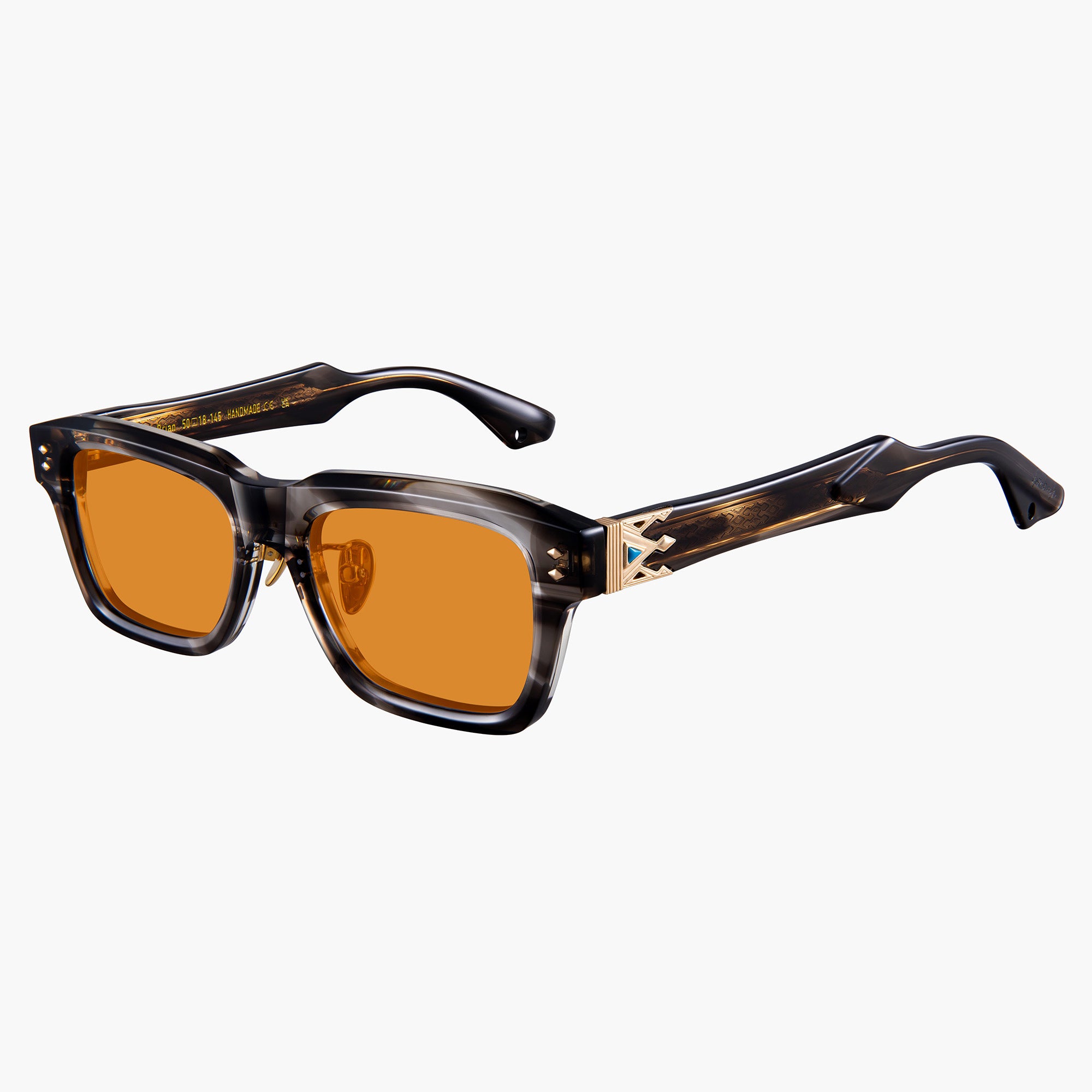 Donahugh Square Sunglasses Tortoise Frame Acetate Brian