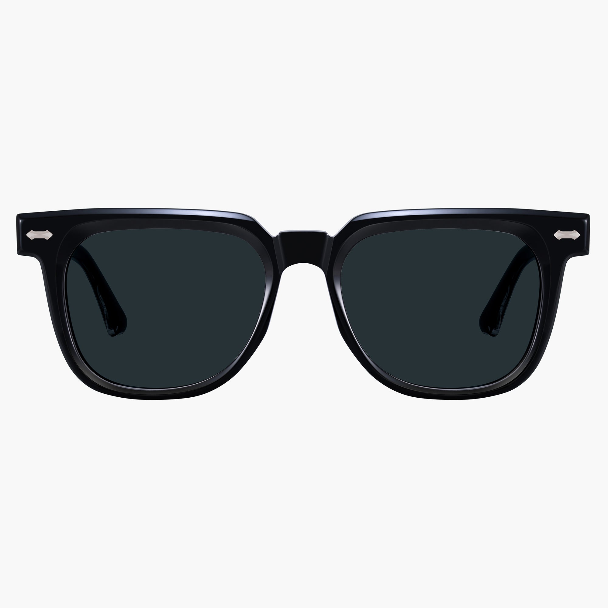 Donahugh Square Sunglasses Black Frame Acetate Charles