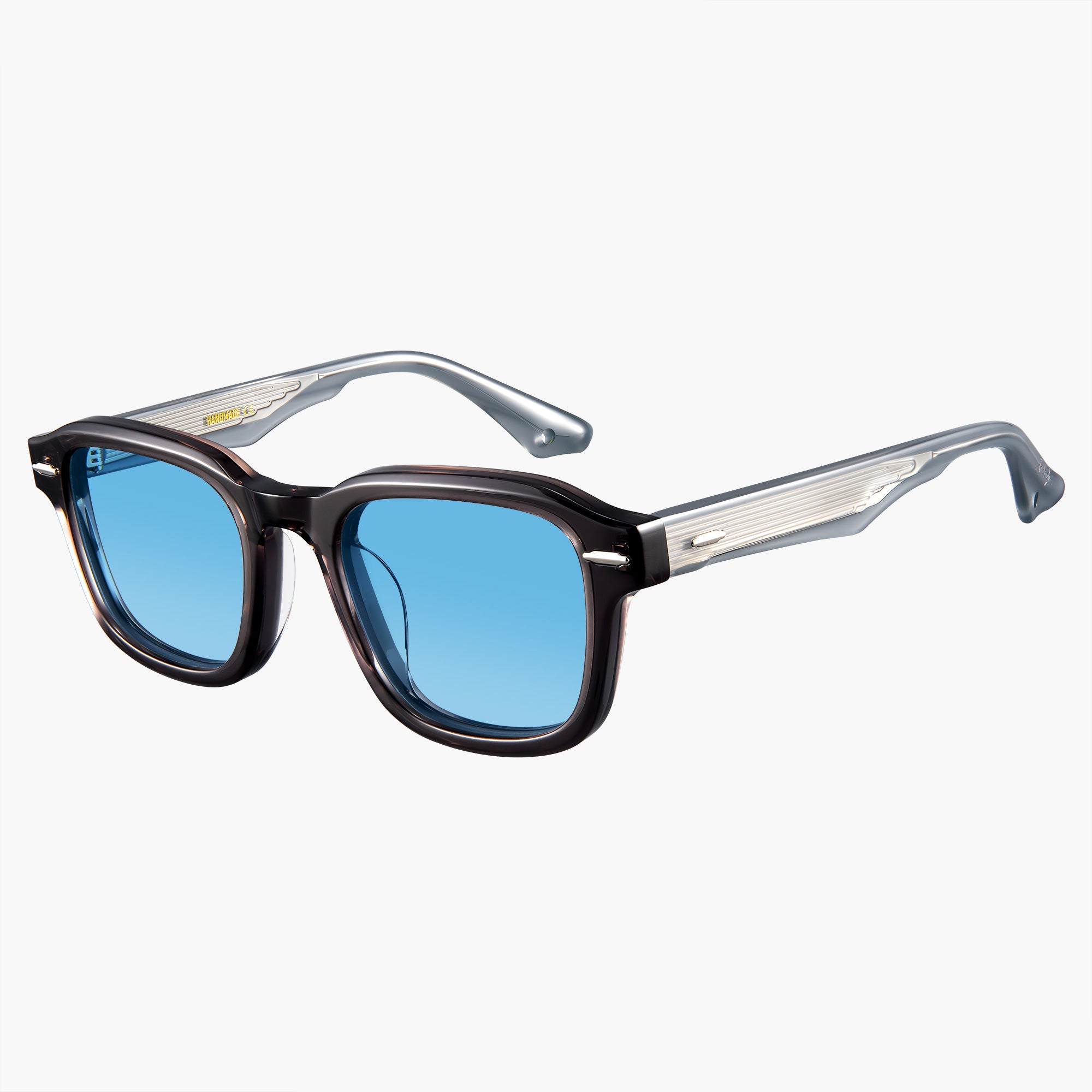 Donahugh Square Sunglasses Grey Frame Acetate Tatum