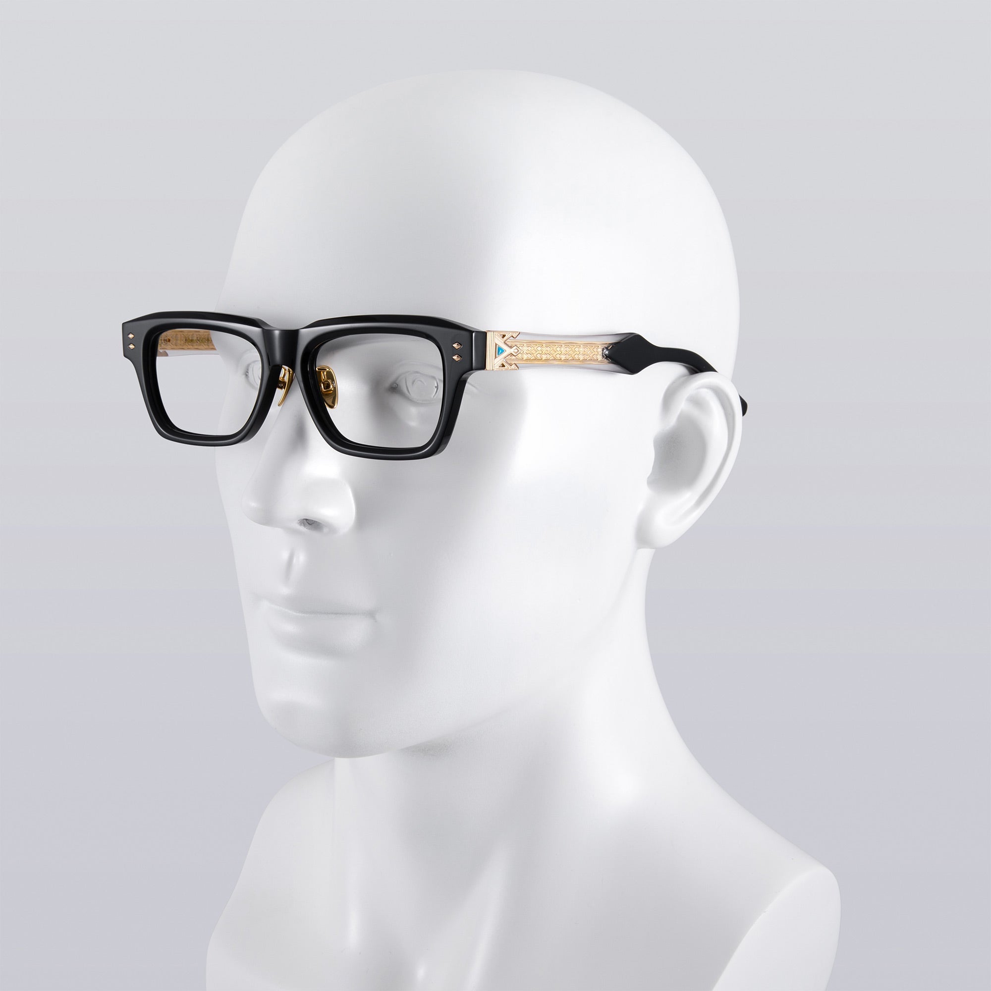 Donahugh Square Prescription Glasses Black Frame Acetate Brian O