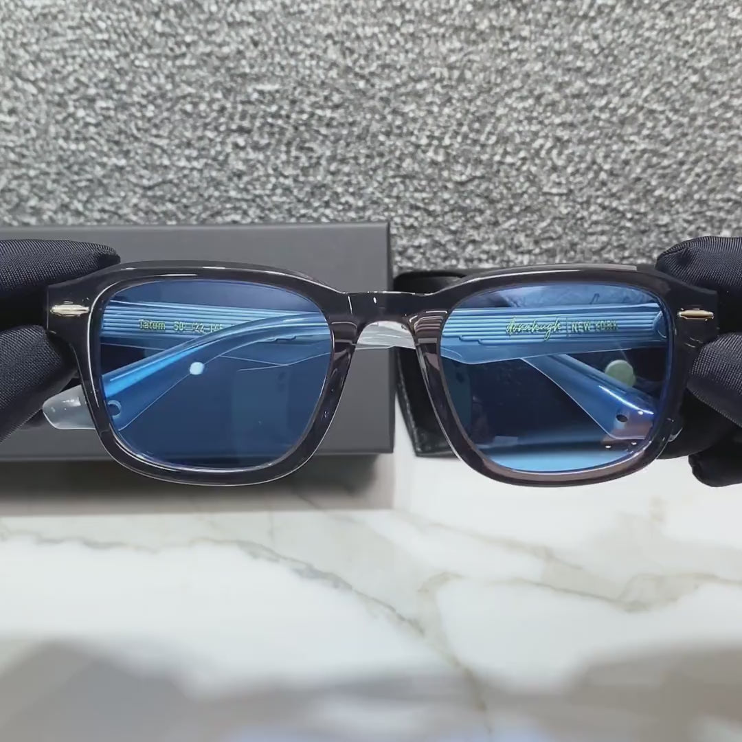 Donahugh Square Sunglasses Grey Frame Acetate Tatum