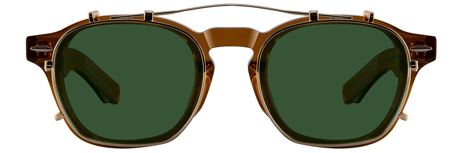 bennett goggles Donahugh Round Sunglasses Brown Frame Acetate Metal Bennett