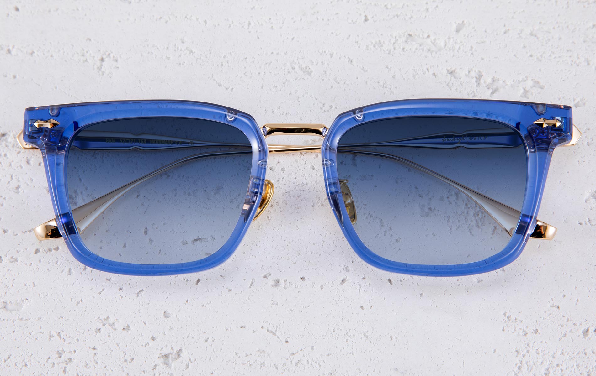 Donahugh Square Sunglasses Blue Frame Acetate Metal Gale